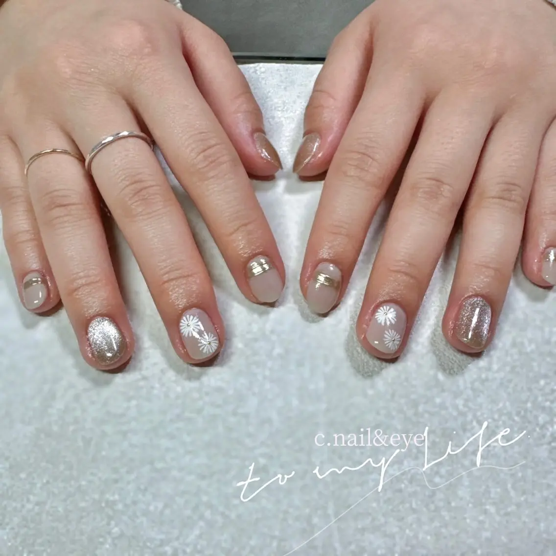 ネイル ハンドネイル C.Nail &Eyeのネイルデザイン