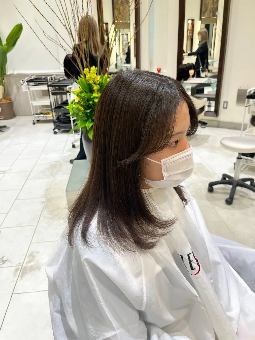 ミディアム レイヤーカット くぼたひより /モデル様募集中のヘアスタイル