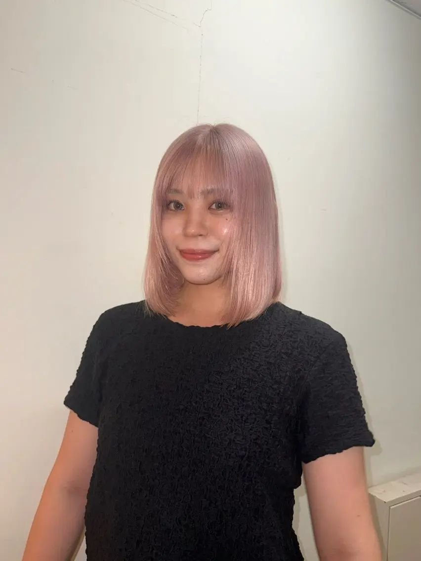 ショート ヘアカラー 木村 心海☆明石のヘアスタイル