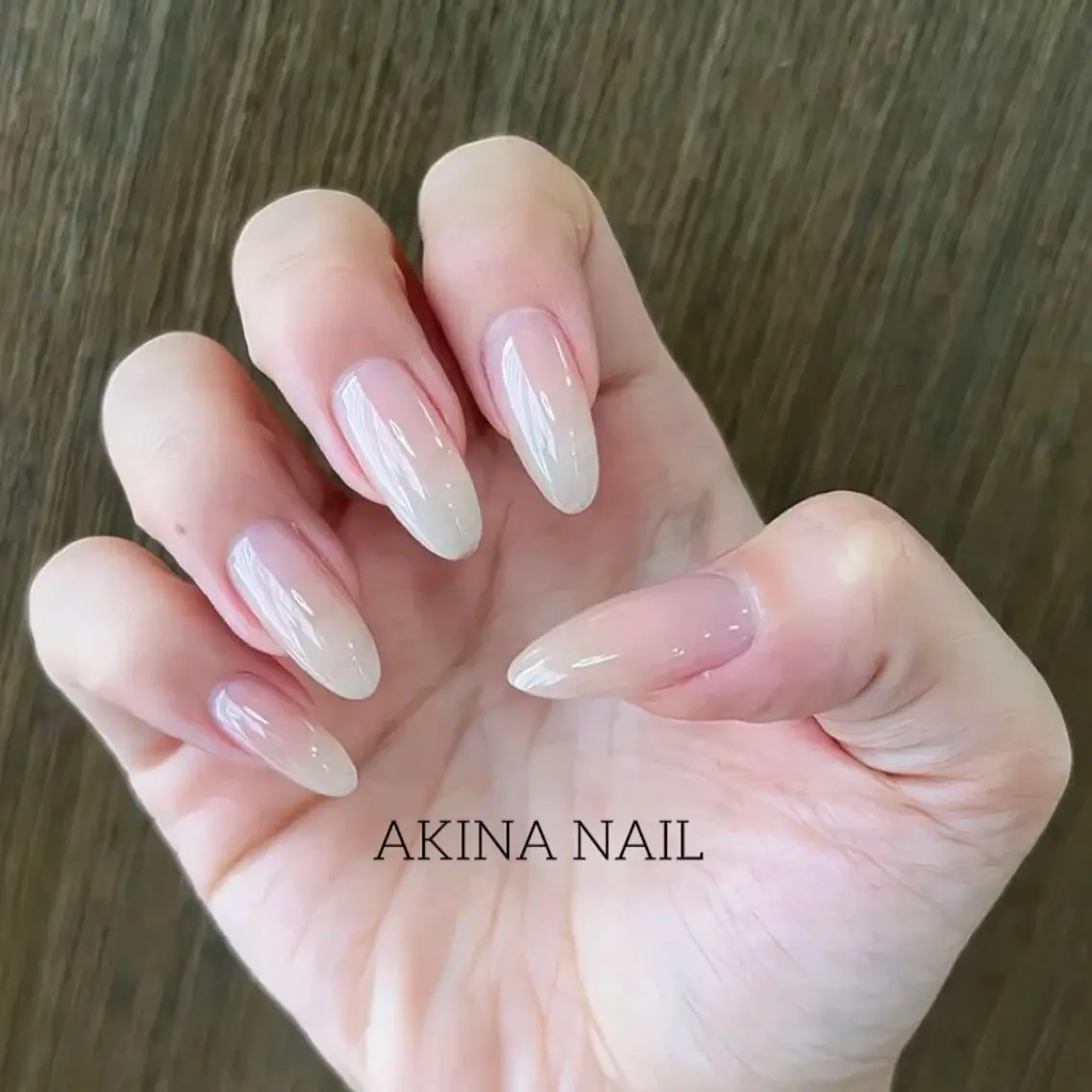 セミロング ハンドネイル Akina Nail 亀戸のネイルデザイン