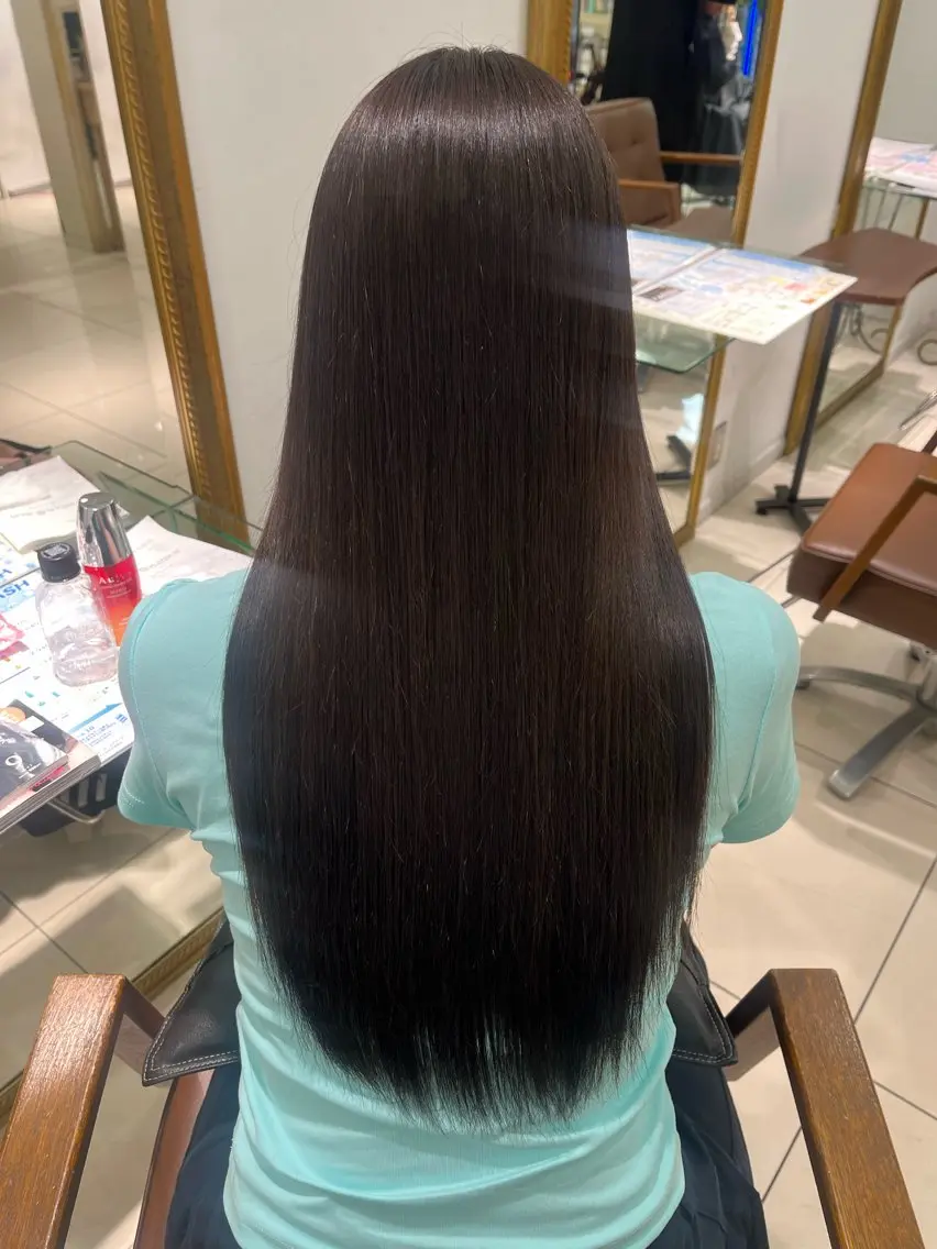 ロング 韓国風・透明感・艶髪 🩵Hanaka◝✩のヘアスタイル