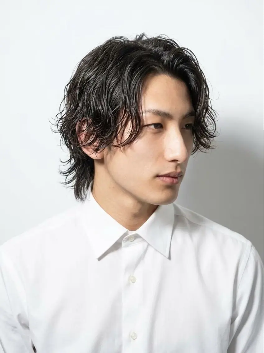 ミディアム パーマ メンズ モデル募集中 /Rikuのヘアスタイル