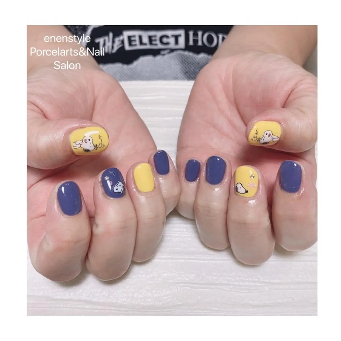 ショート ネイル ハンドネイル 🐾enen style 🐾のネイルデザイン