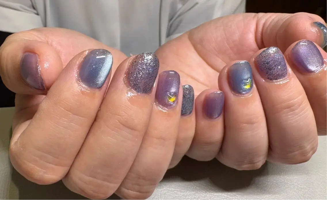 ネイル 持ち込み ハンドネイル Chaleur fleurのネイルデザイン