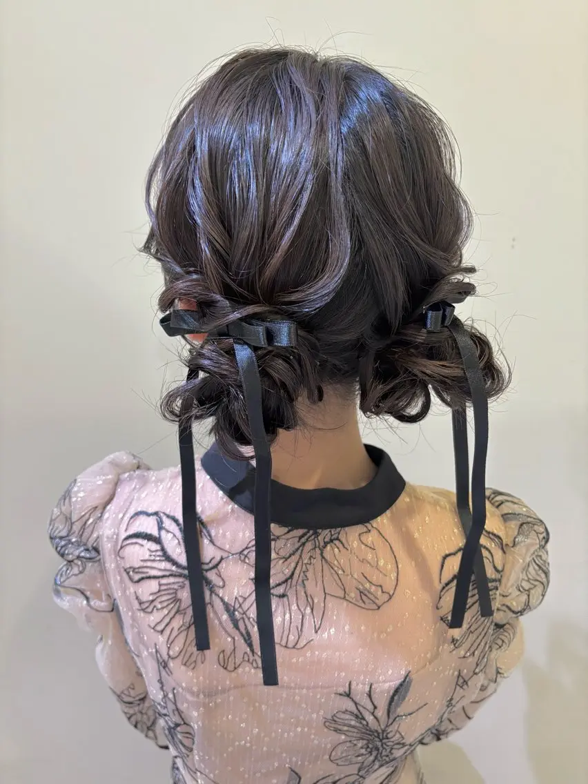 \5:00〜6:00枠/超早朝ヘアセット対応!ヘアセット¥5,500+早朝料金¥3,000=¥8,500🌼の写真