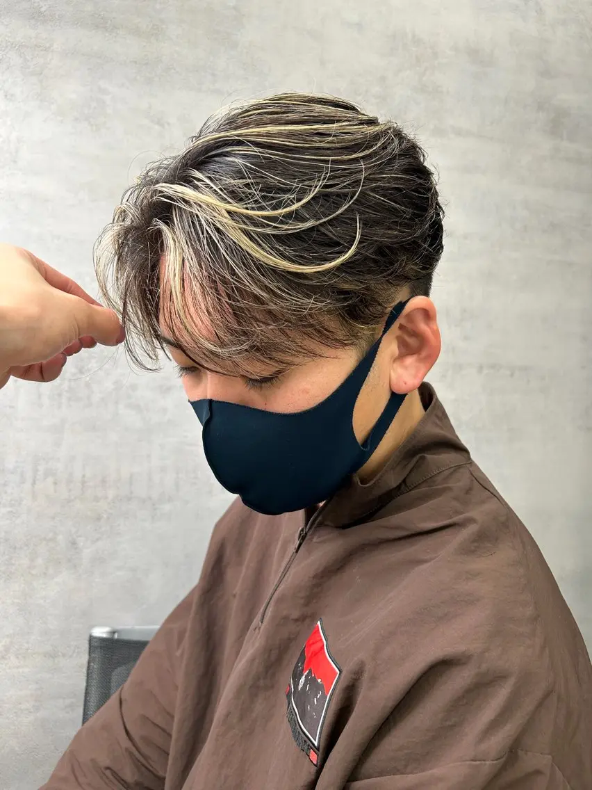 カラー メンズ 静岡 / 毛流れ特化 /下居真大のヘアスタイル