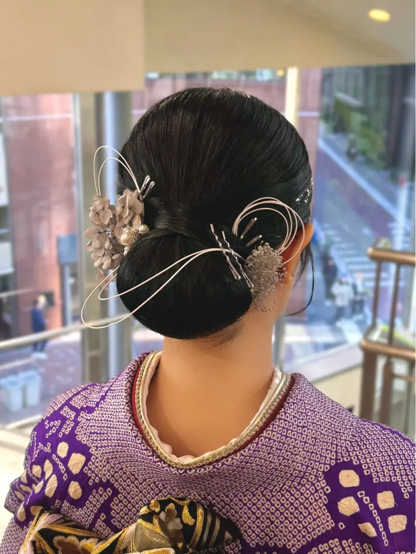 ロング ヘアアレンジ ヘアアレンジ 表参道 💠Ayano💠のヘアスタイル