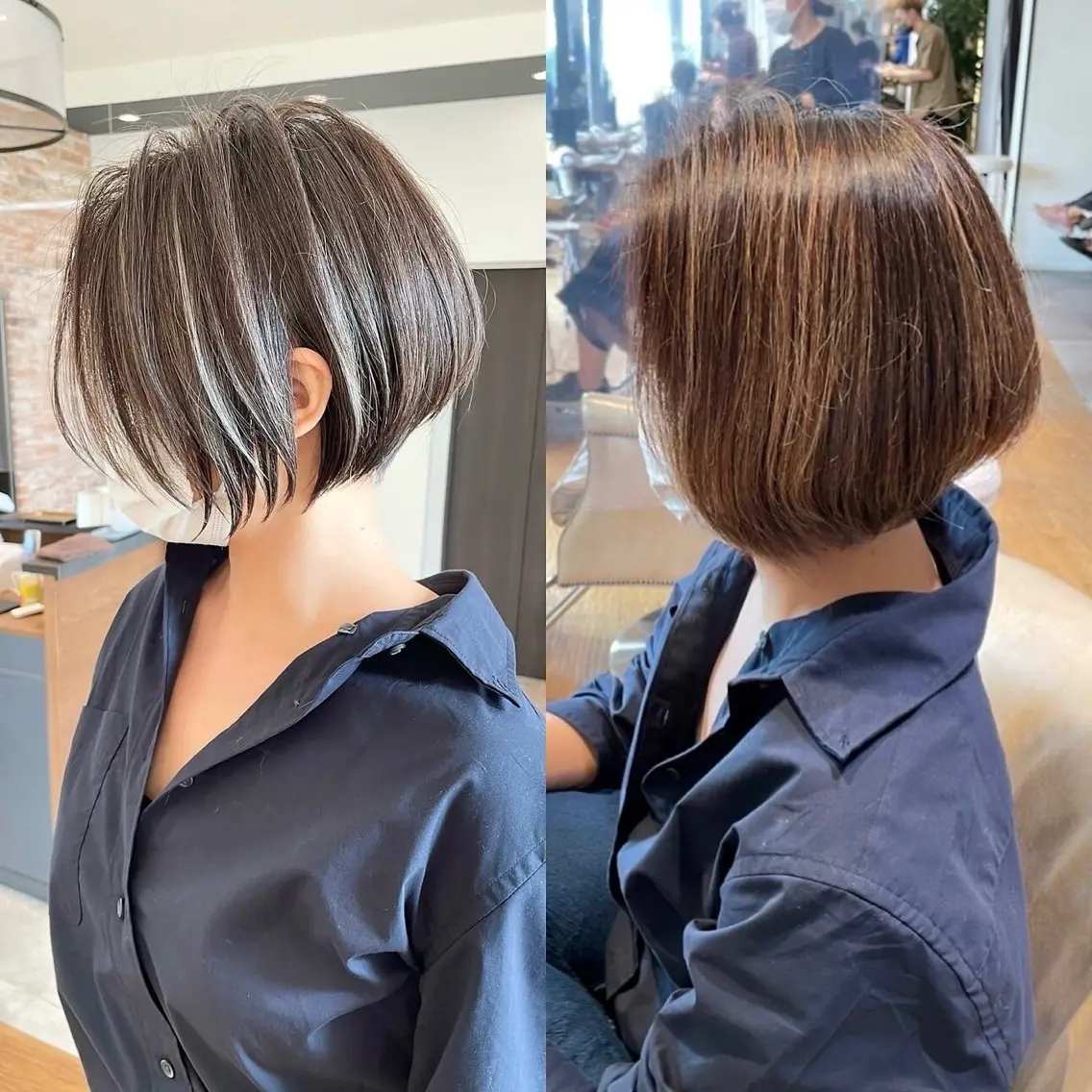 ショート カット ヘアカラー 朝ラク/大人ショート /銀座/若狭真央のヘアスタイル