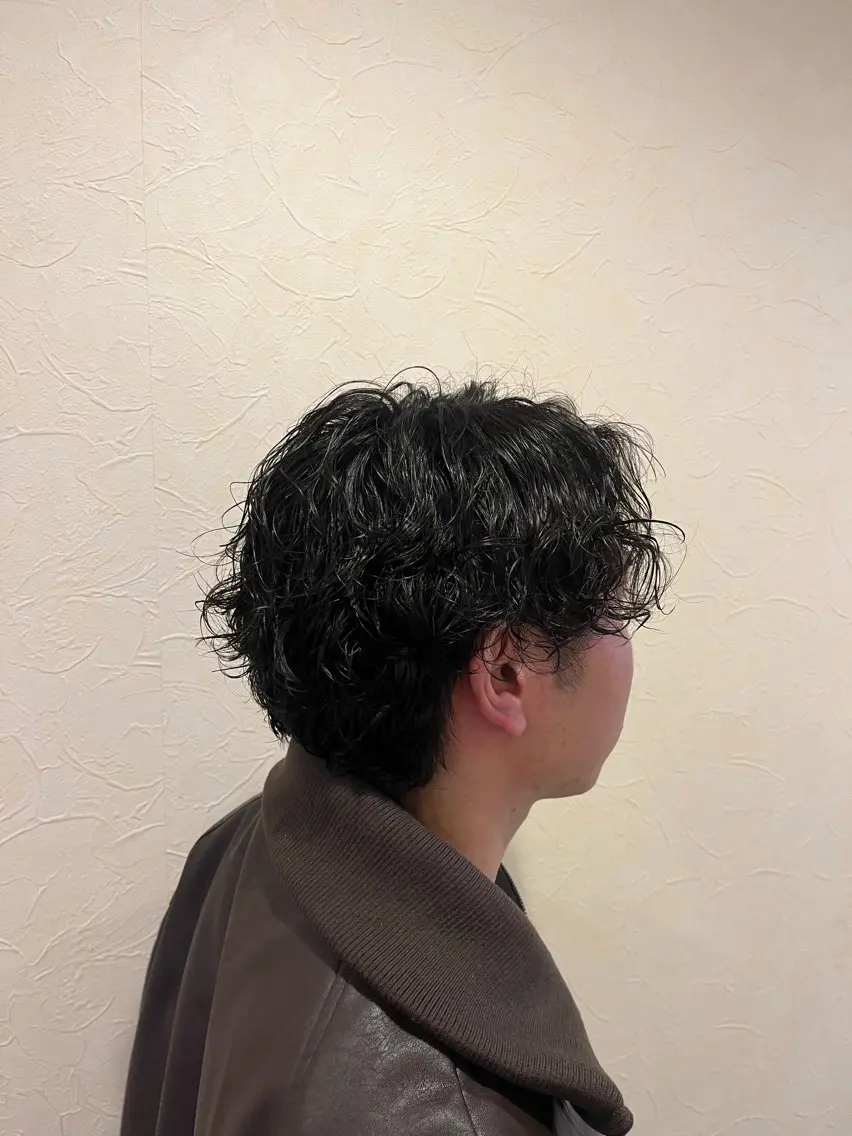 ショート パーマ メンズ メンズパーマ 野瀬 🕶のヘアスタイル