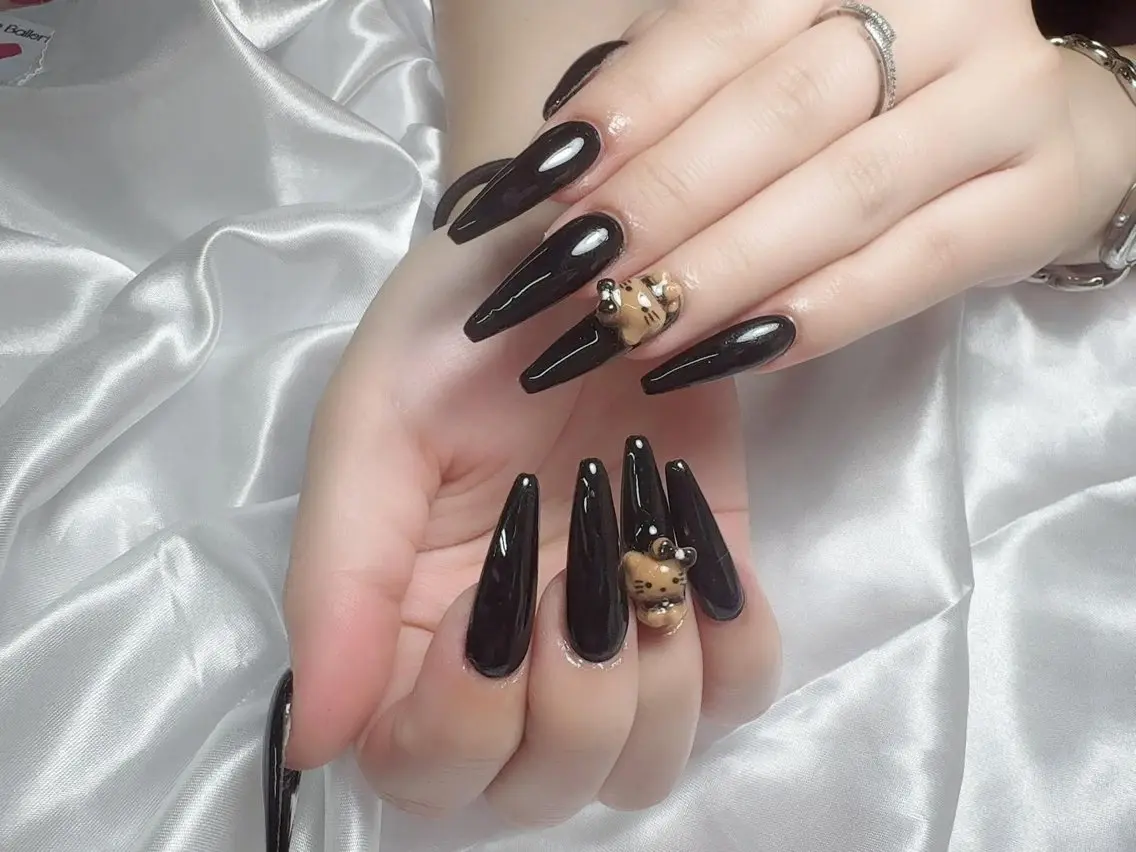 ネイル 韓国ネイル 水色 マグネットネイル ニュアンスネイル オフィスネイル ハンドネイル Hana Rose Nailのネイルデザイン