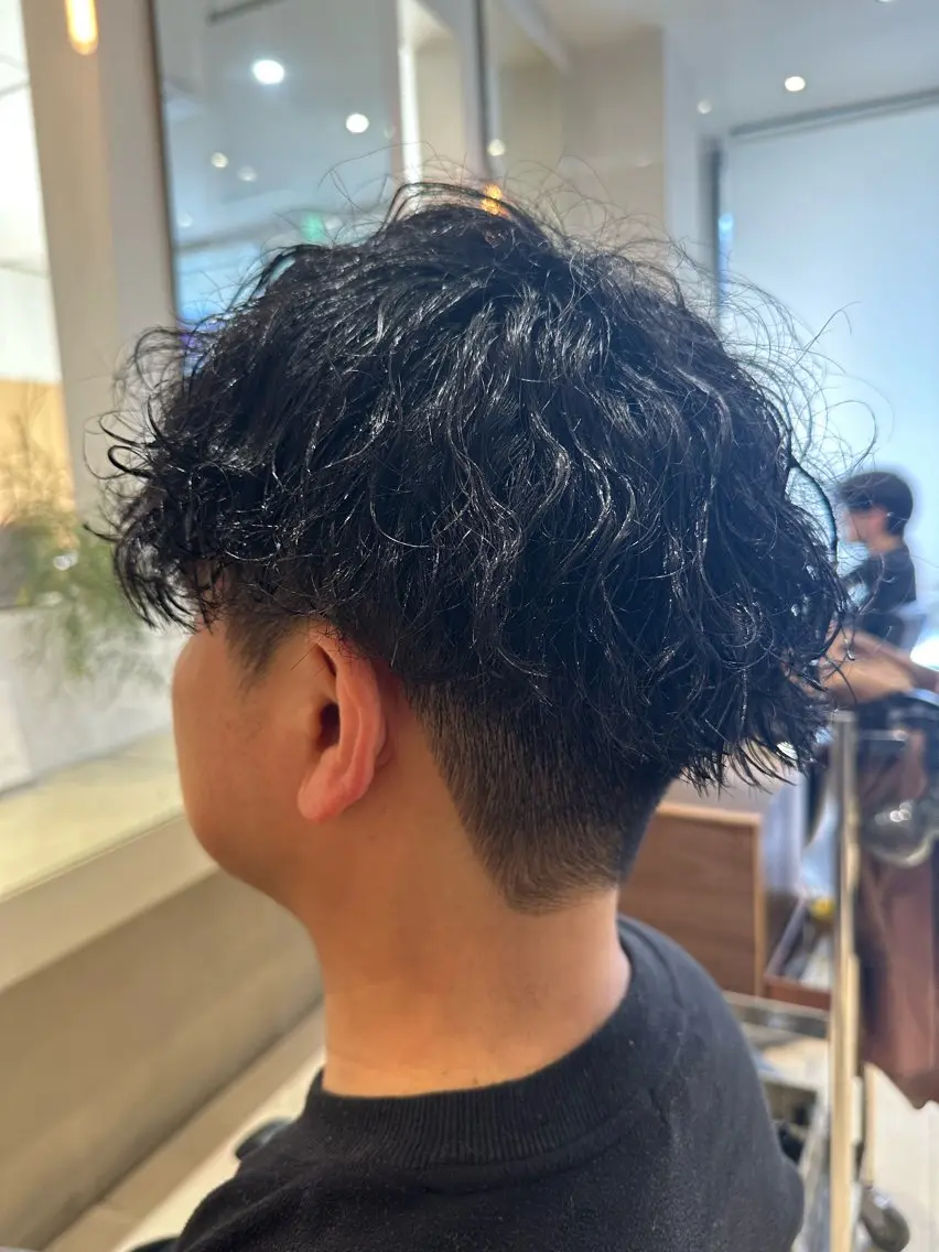 パーマ メンズ カット パーマ メンズスタイル特化 ryoheiのヘアスタイル