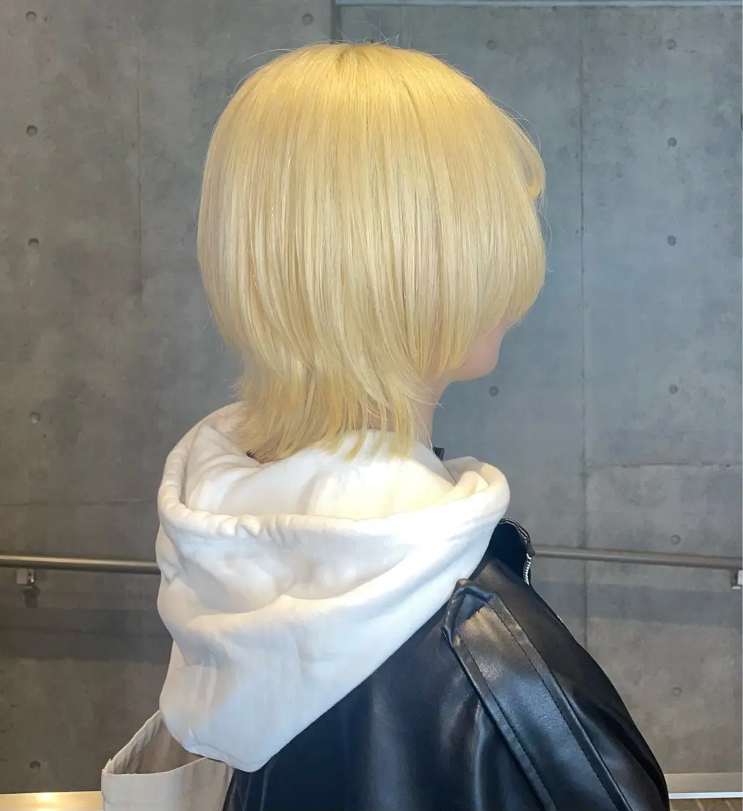 ミディアム カラー カット 🌈メンズパーマ🌈 メンズカットアリサのヘアスタイル