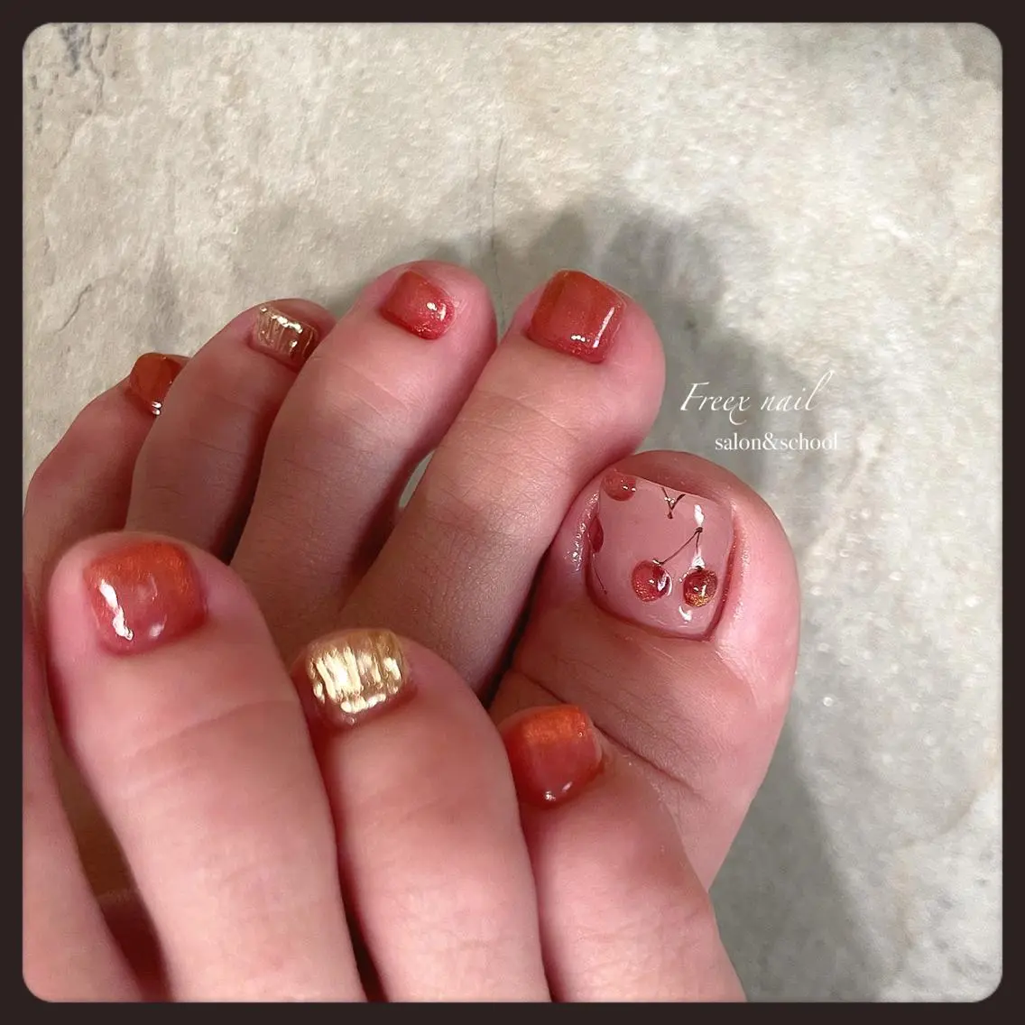 ネイル フットネイル freex nail /ニュアンス/個性派のネイルデザイン