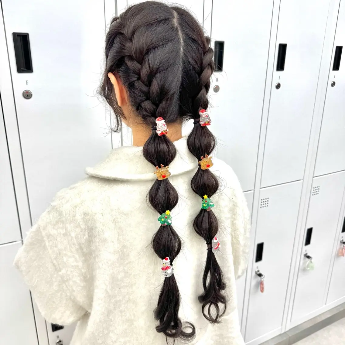 ロング ヘアアレンジ ヘアセット ヘアメ🎀ハイトーン 🩵エクステ🪄しほのヘアスタイル