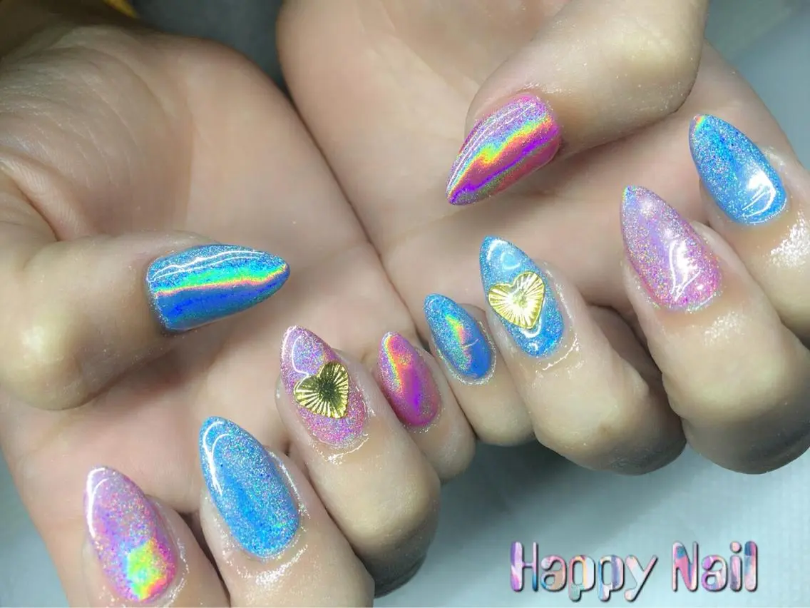 ネイル ミラーネイル Happy Nailのネイルデザイン