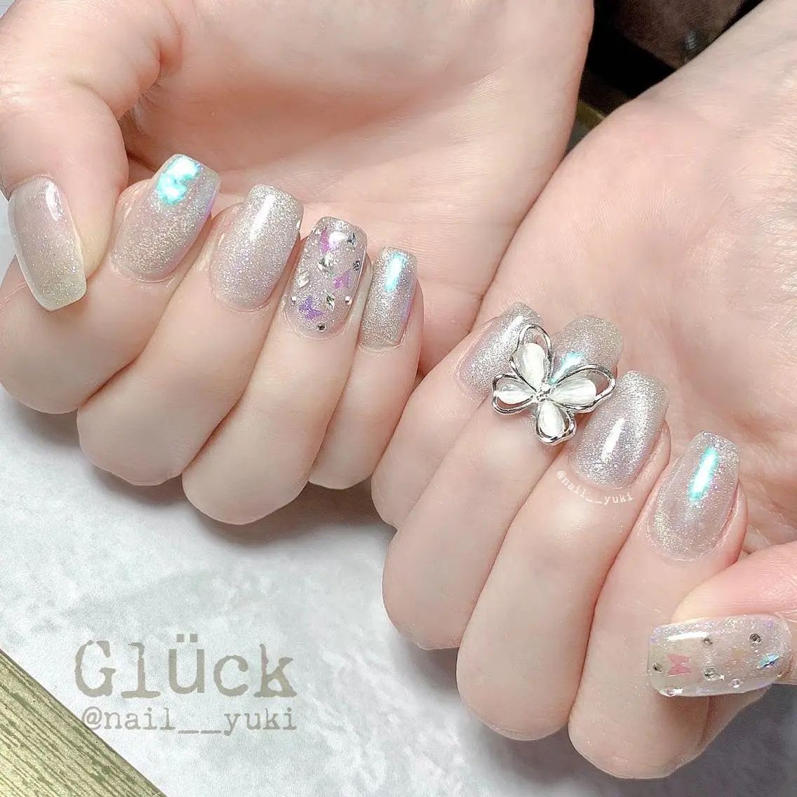 ネイル ハンドネイル Glück yukiのマツエク・マツパデザイン