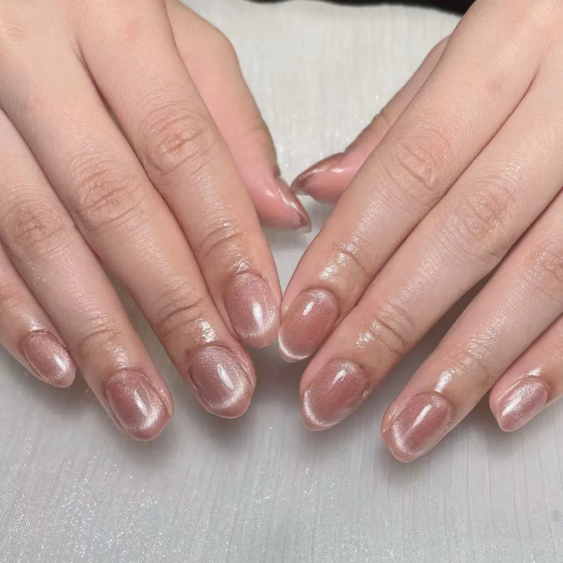ネイル ハンドネイル ユリ🎀長さだし/ パラジェル/持ち込みのネイルデザイン