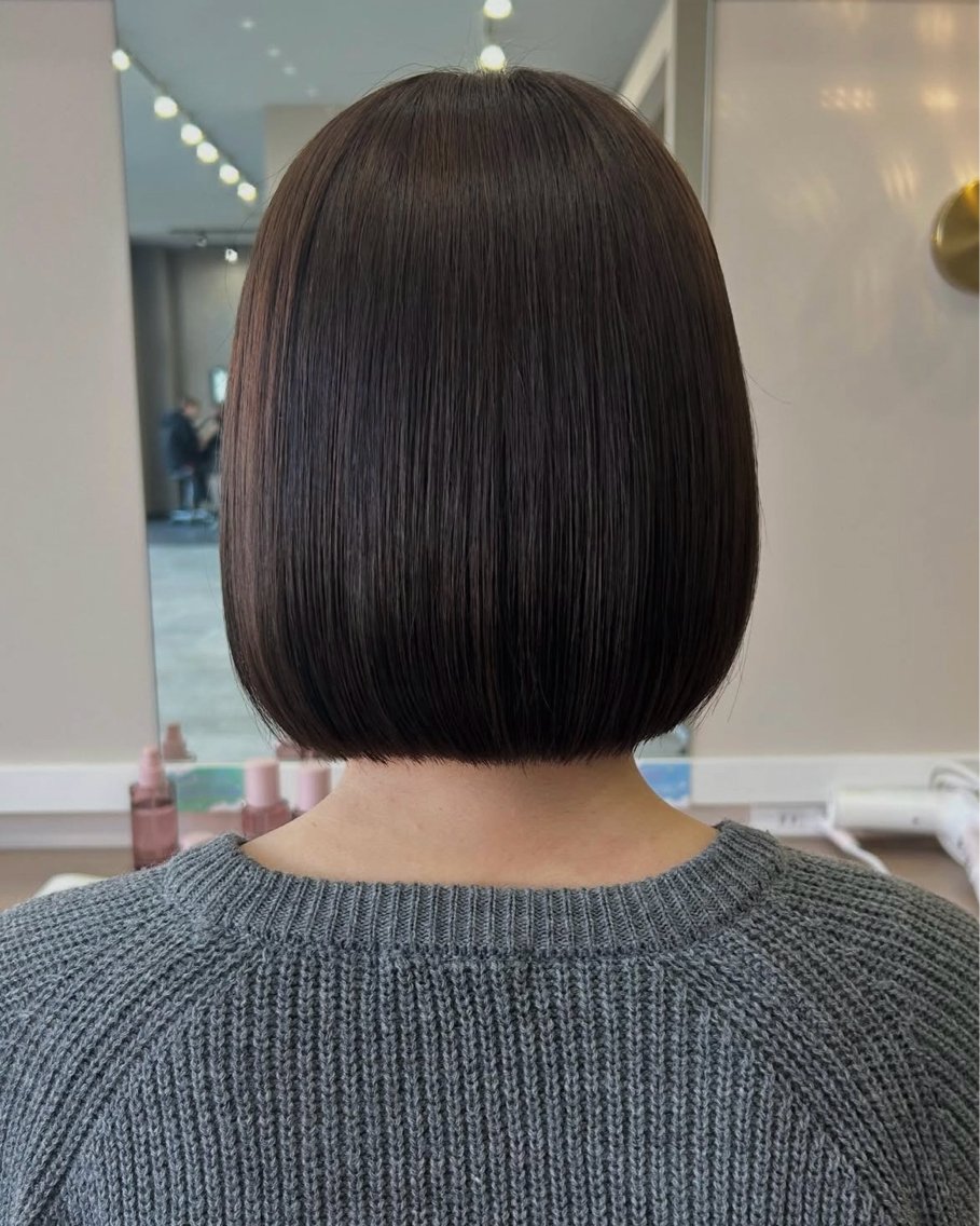 ミディアム ボブ 藤原 明姫のヘアスタイル