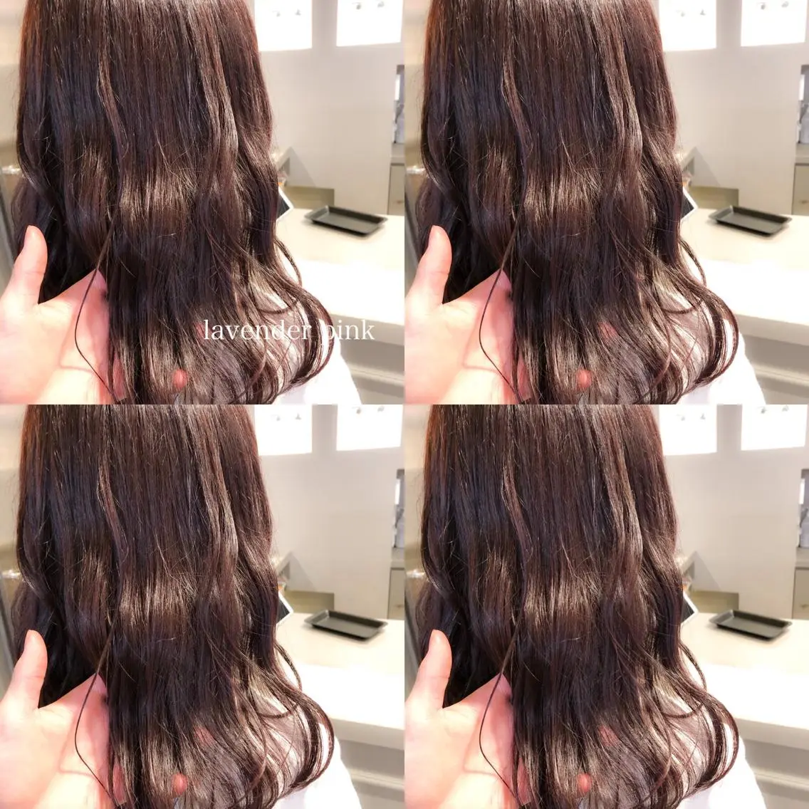 ロング カラー カット ヘアカラー ハイトーン×レイヤー カットTAKUMIのヘアスタイル