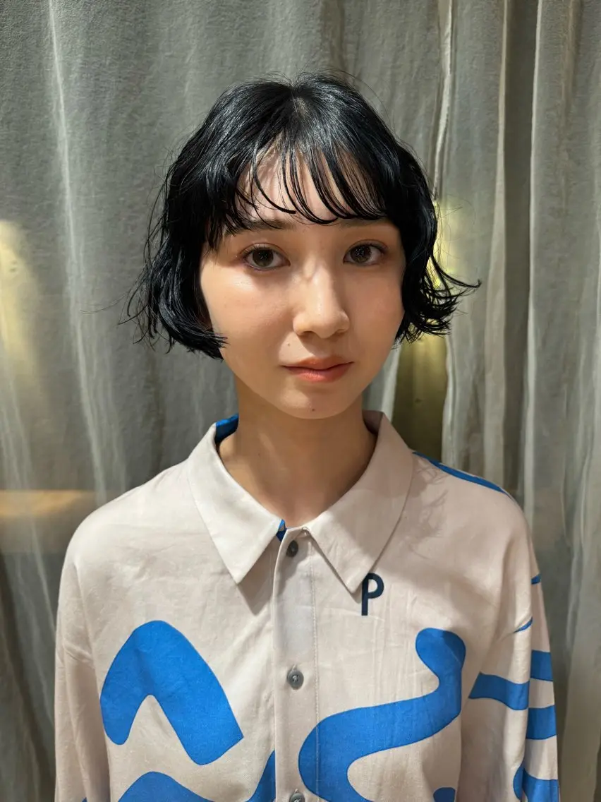 ショート パーマ カット パーマ トリートメント ボブ/ショート 吉田竣のヘアスタイル