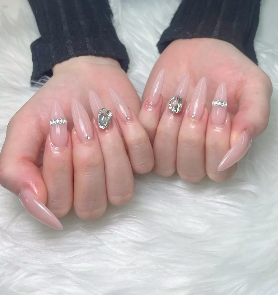 ネイル チークネイル フットネイル ジェルネイル マグネットネイル 持ち込み ハンドネイル King Nail_Salonのネイルデザイン