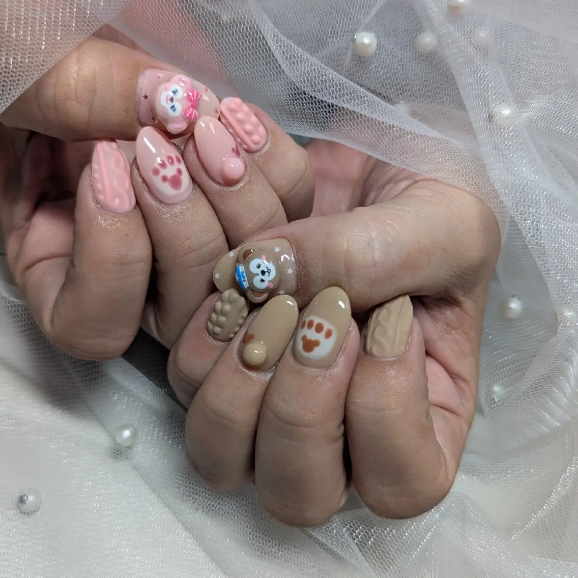 ネイル 長さ出し ハンドネイル ☆ KANON☆のネイルデザイン