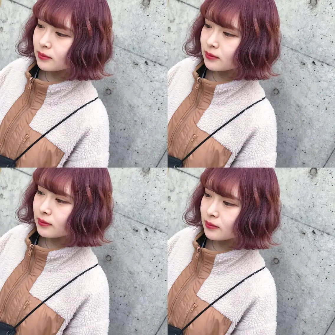 ミディアム カラー ヘアアレンジ カット ヘアカラー トリートメント TAKUMAブリーチ /切りっぱなし🪽のヘアスタイル