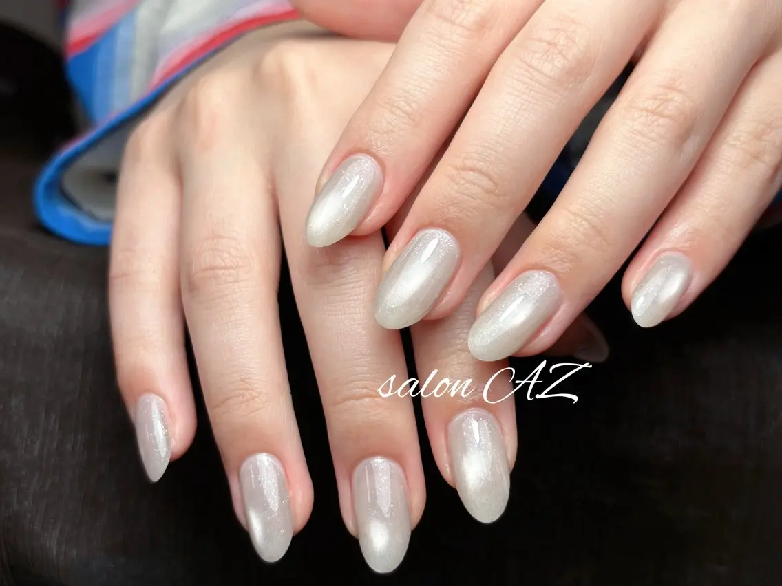 ネイル アートネイル 長さ出し フットネイル フレンチネイル ジェルネイル salon AZのネイルデザイン