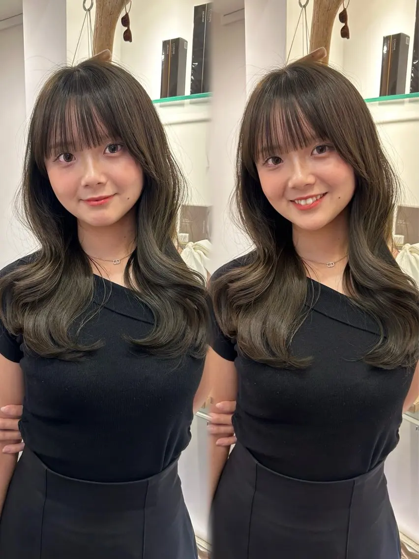 セミロング レイヤーカット カット トリートメント 大谷美佳/レイヤー カット/ツヤ髪のヘアスタイル