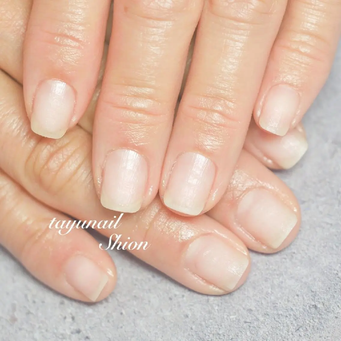ネイル ブルー ジェルネイル パラジェル 春ネイル ネイルサロン 【たゆnail】のネイルデザイン