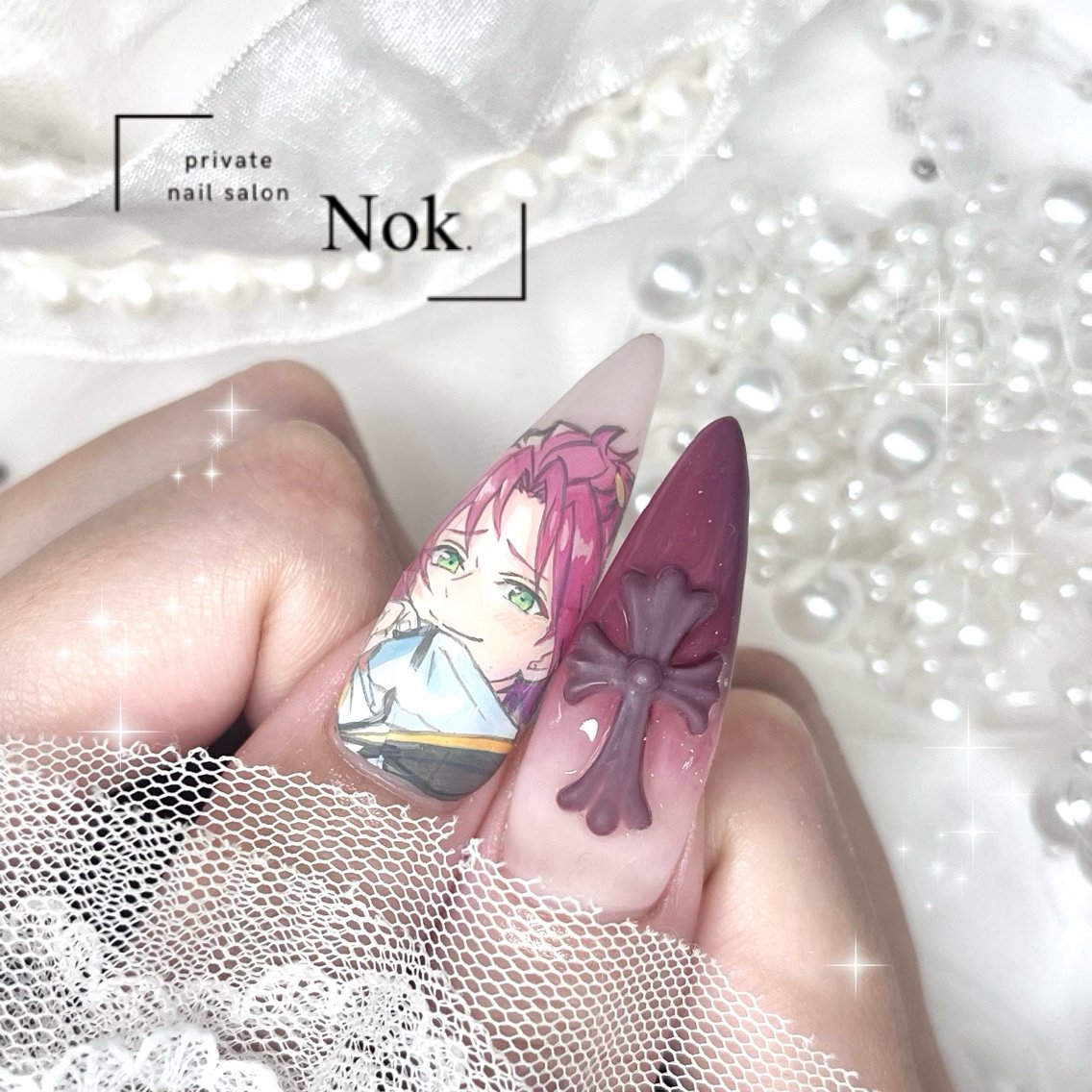 ネイル ハンドネイル 池袋痛ネイル Nok. 渡辺のネイルデザイン