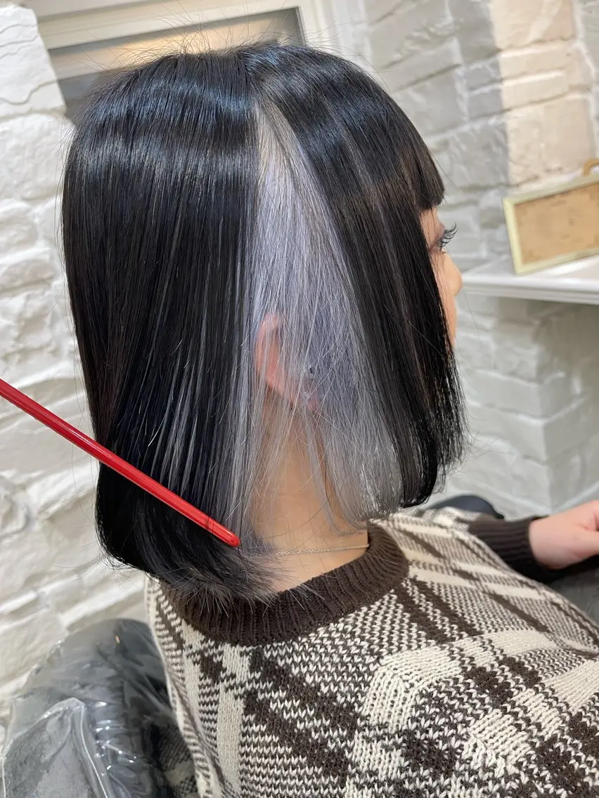 カット　＋　ブリーチダブルカラー＋トリートメントの写真