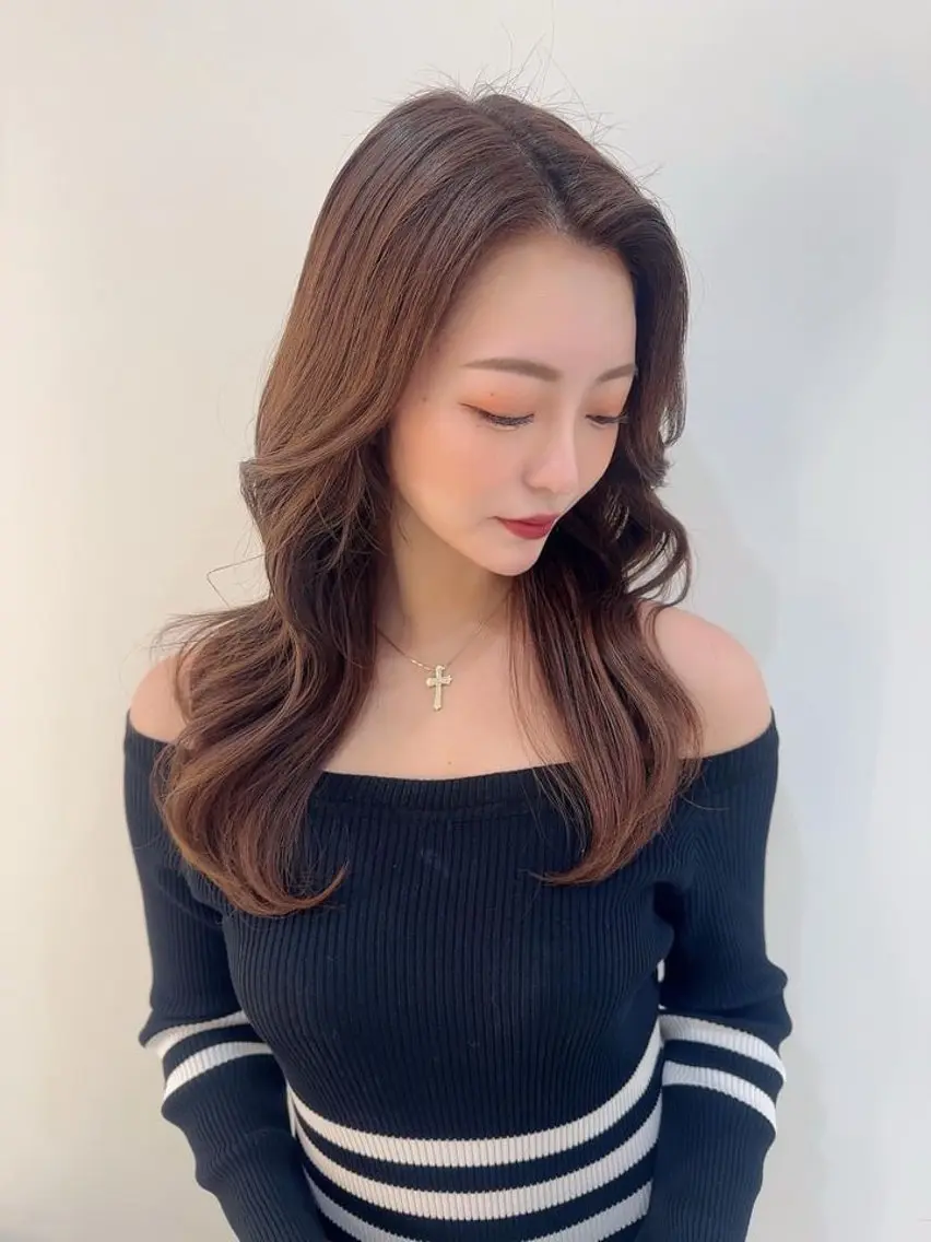 セミロング カラー ヘアアレンジ カット ヘアカラー トリートメント 髪質改善/縮毛矯正 RYOのヘアスタイル