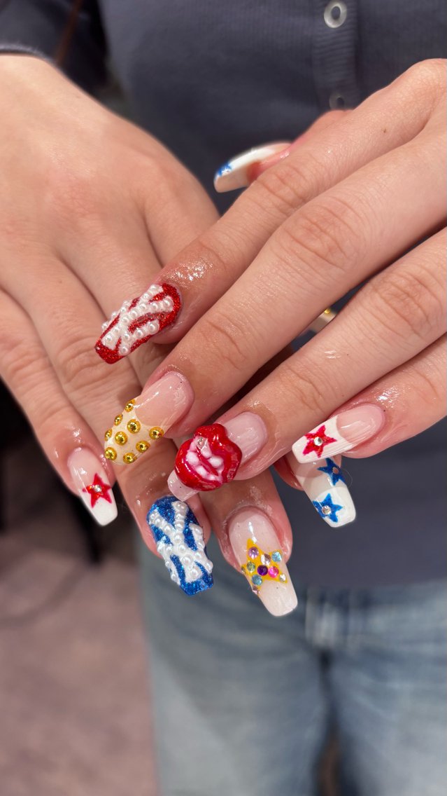 ネイル アートネイル 長さ出し ハンドネイル color.nail 🫧ionaのネイルデザイン