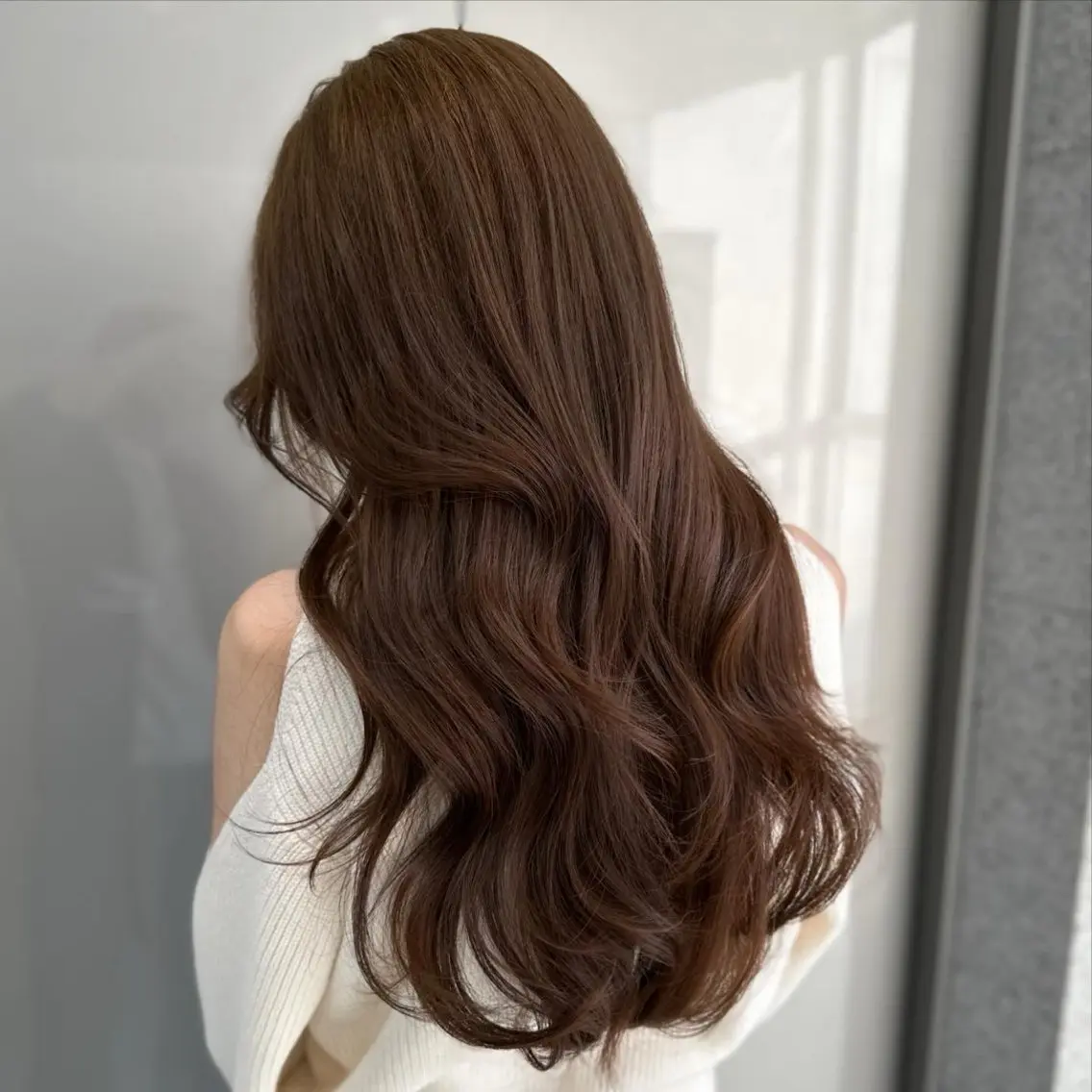 ロング カラー ヘアアレンジ ブリーチ ブリーチなしカラー 髪質改善 🫧モテる💗ダメー ジレスハイトーン🫧のヘアスタイル