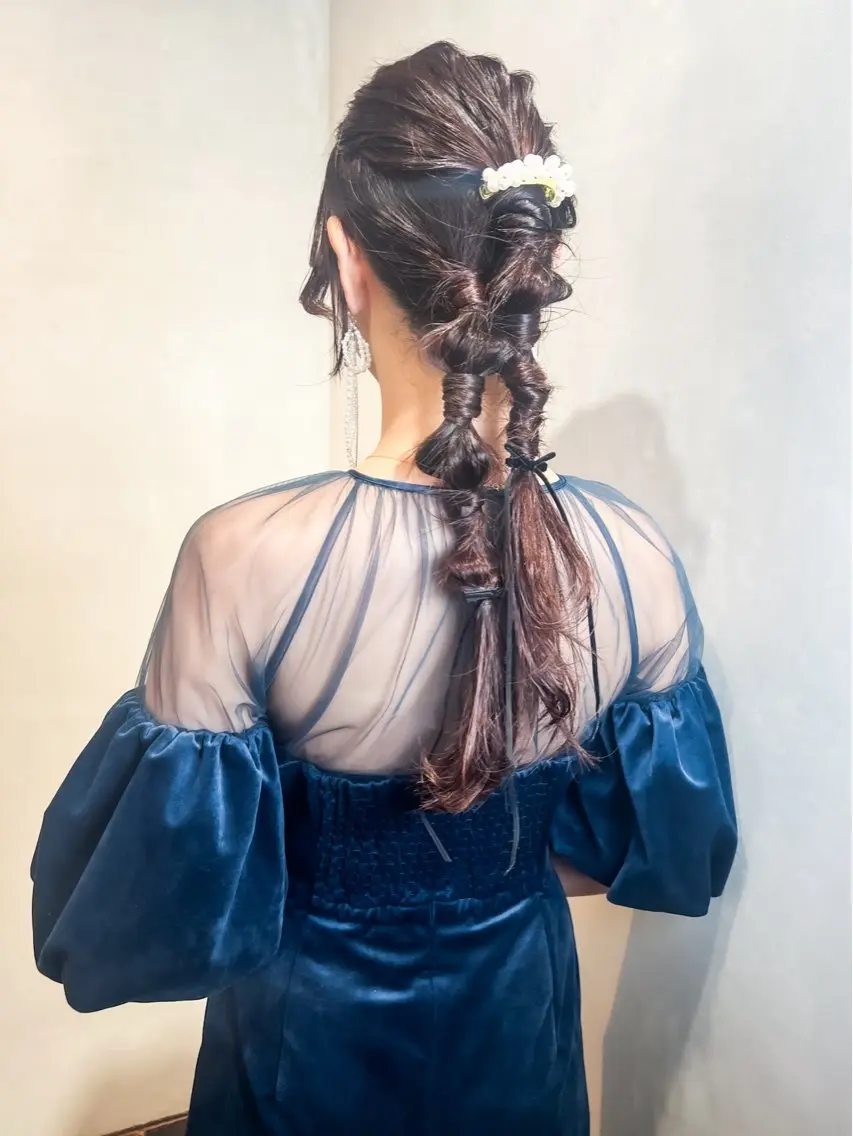 🕊ヘアアレンジ🕊結婚式の参列、卒入学式など💐の写真