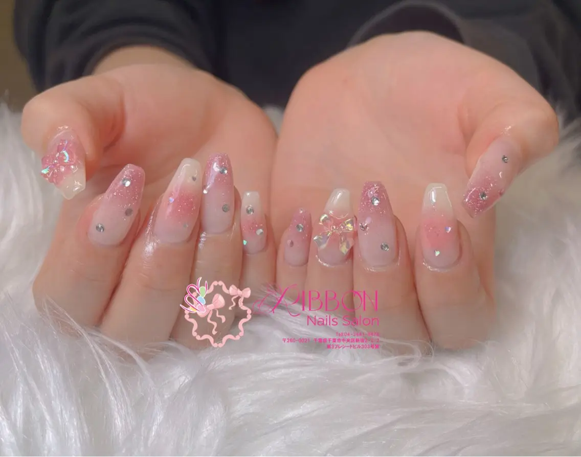 ネイル ハンドネイル Ribbonnail salonのネイルデザイン