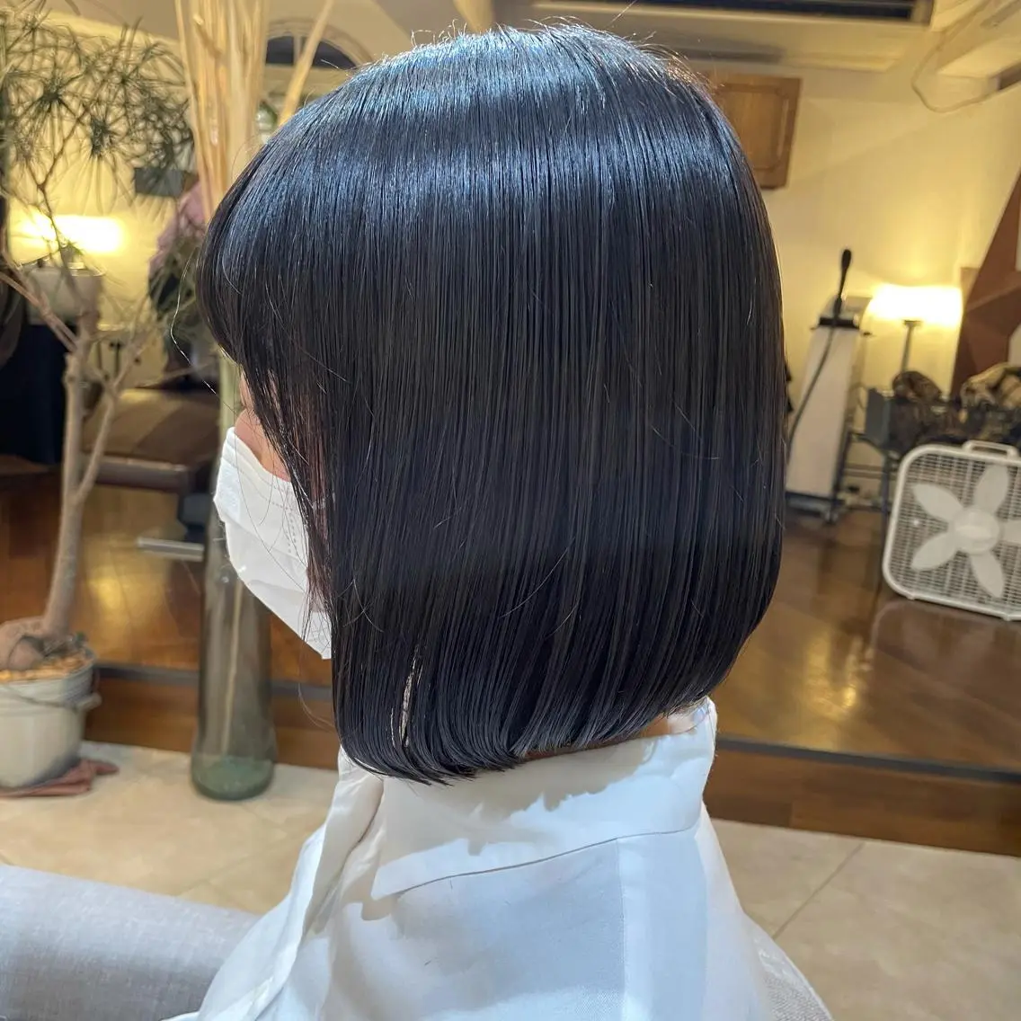 ショート 切りっぱなしボブ ボブ 清水 美雪のヘアスタイル