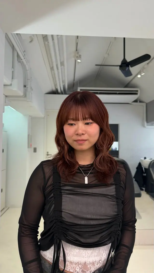 ミディアム カラー カット naturalカラー / Rukaのヘアスタイル