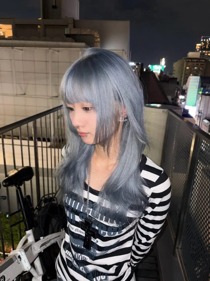 ロング カラー ハイトーンカラー ヘアカラー デザイン/ブリーチ/ SORAᯓ★のヘアスタイル