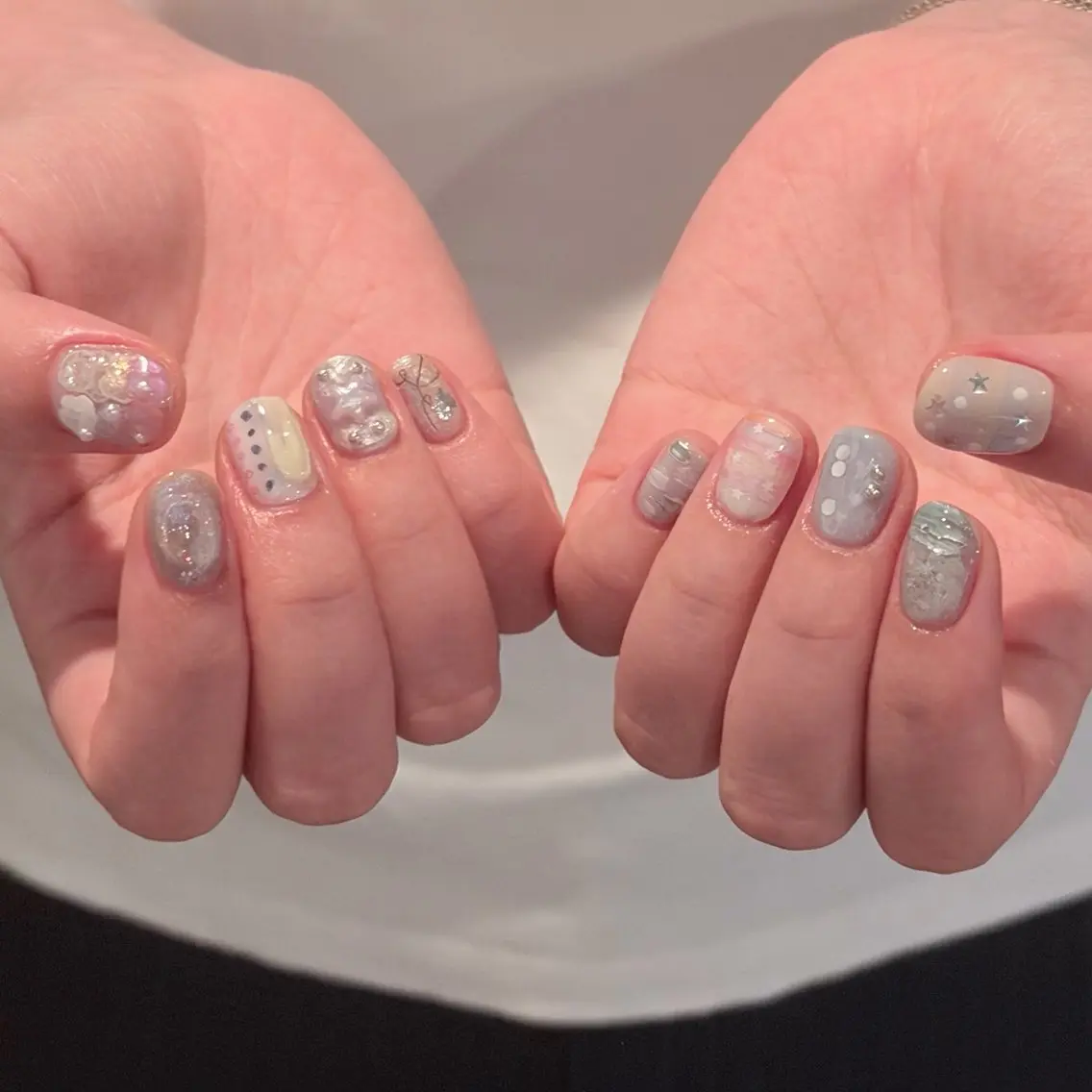 ネイル ハンドネイル 🎀フェイ フェイ🫧💗のネイルデザイン