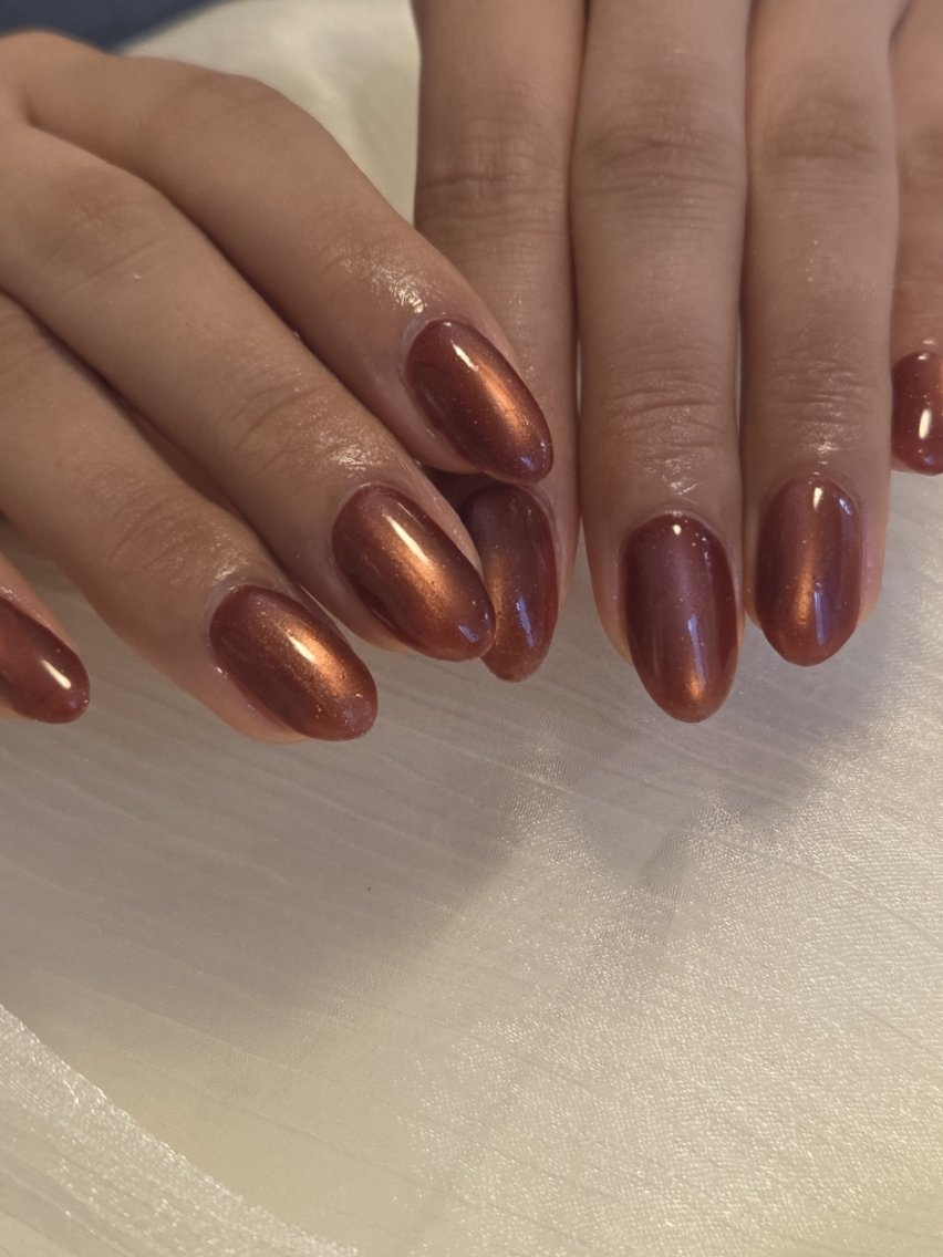 ネイル ボルドー ハンドネイル LadyNail Kiyoka/大名のネイルデザイン