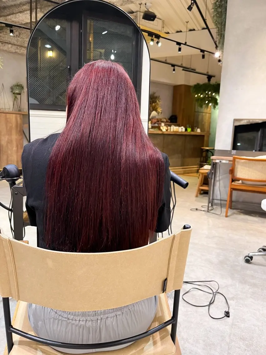 カラー ブリーチ ダブルカラー ブリーチなしカラー 無料カットモデル募集 ／ueno aiのヘアスタイル