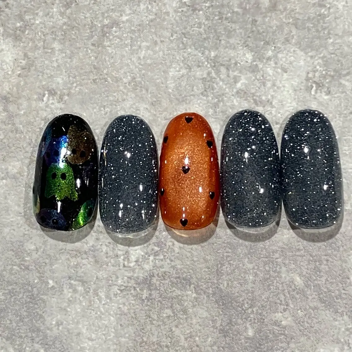 ネイル ハロウィン ハンドネイル Taketsugu Manaのネイルデザイン