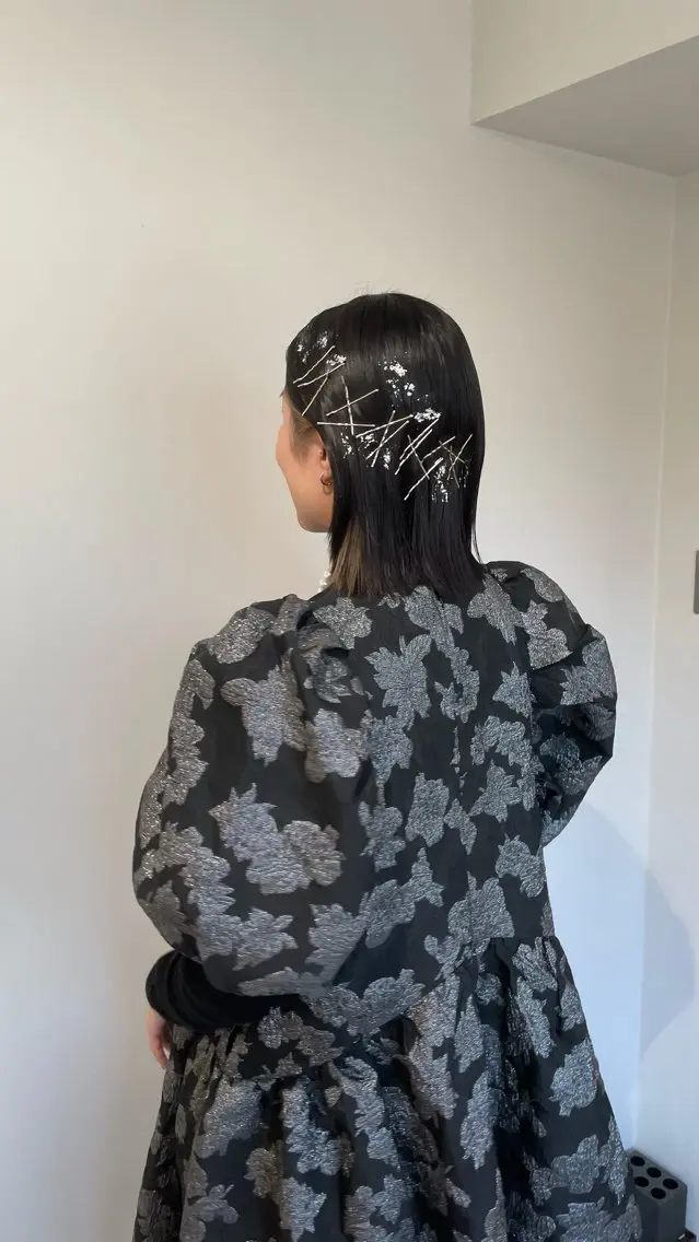 ミディアム ヘアアレンジ 髪質改善 韓国風ヘア 縮毛矯正 トリートメント ヘアセット ひ な た⌇ elto 四条烏丸のヘアスタイル