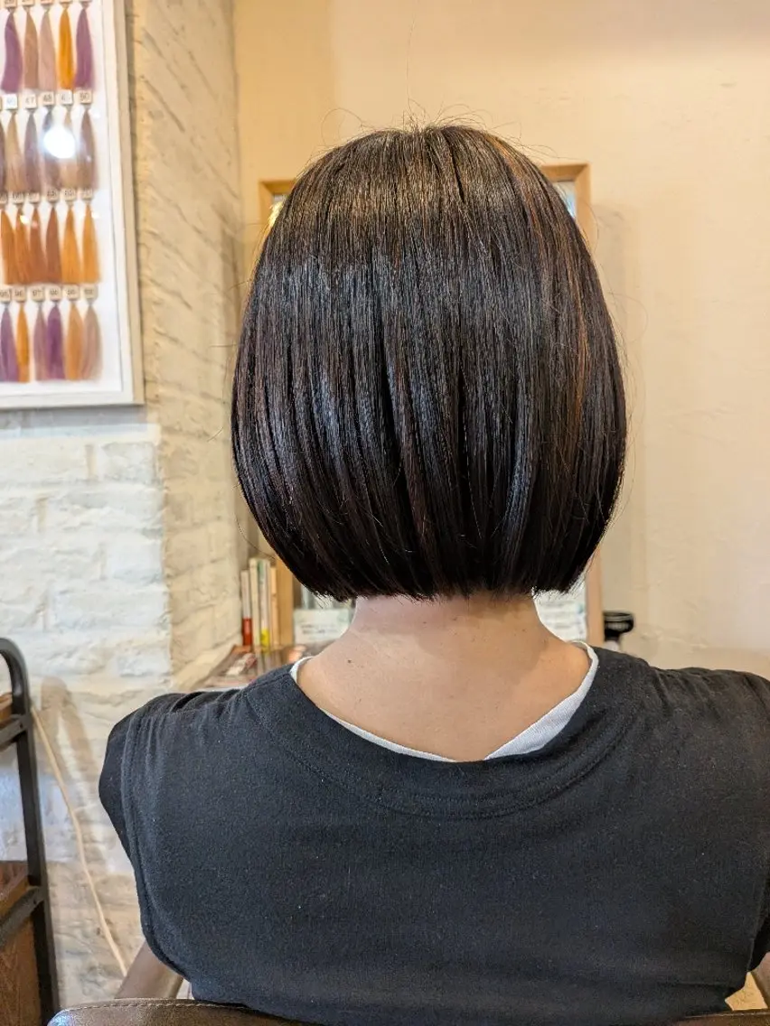 ショート ボブ カットモデル無料✂️ 菊池　位公のヘアスタイル