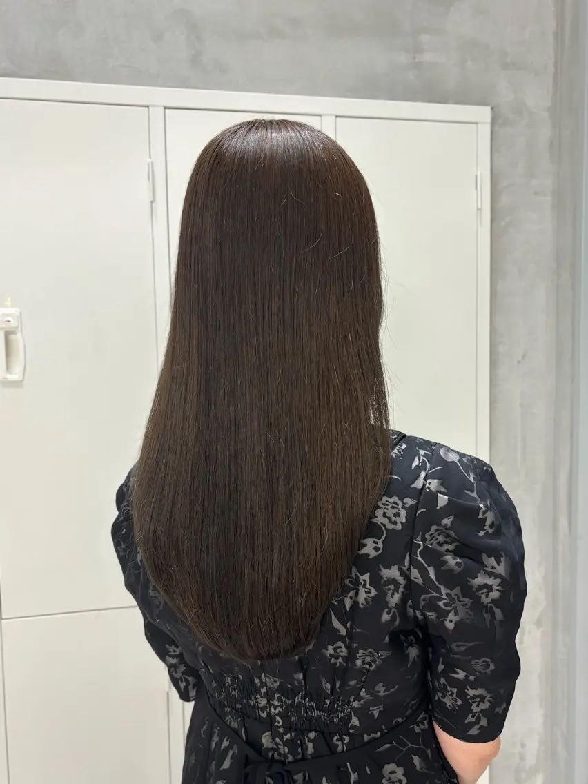 ロング カット ヘアカラー トリートメント 西山奈那 🎀【zina新宿】のヘアスタイル