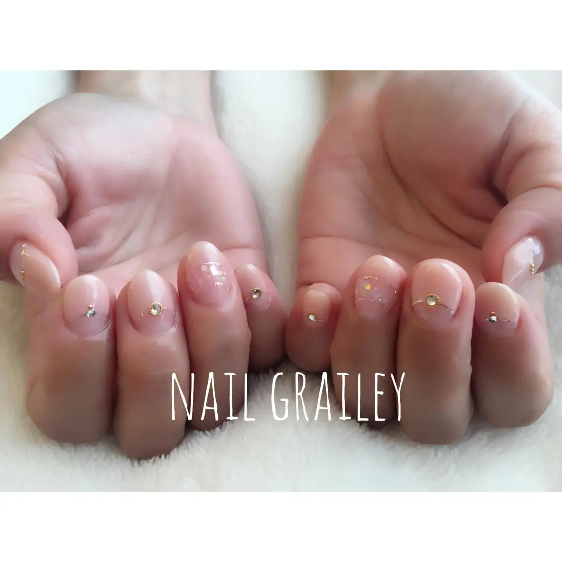 ネイル ストーンネイル nail makoのネイルデザイン