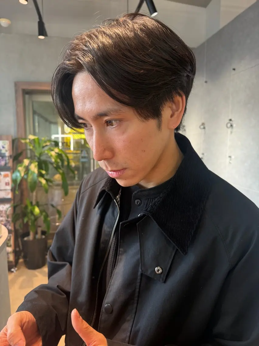 メンズ 🤍透明感カラー🤍 三浦瑠璃のヘアスタイル