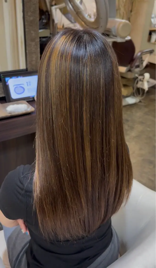 ロング 馬場 こなみのヘアスタイル